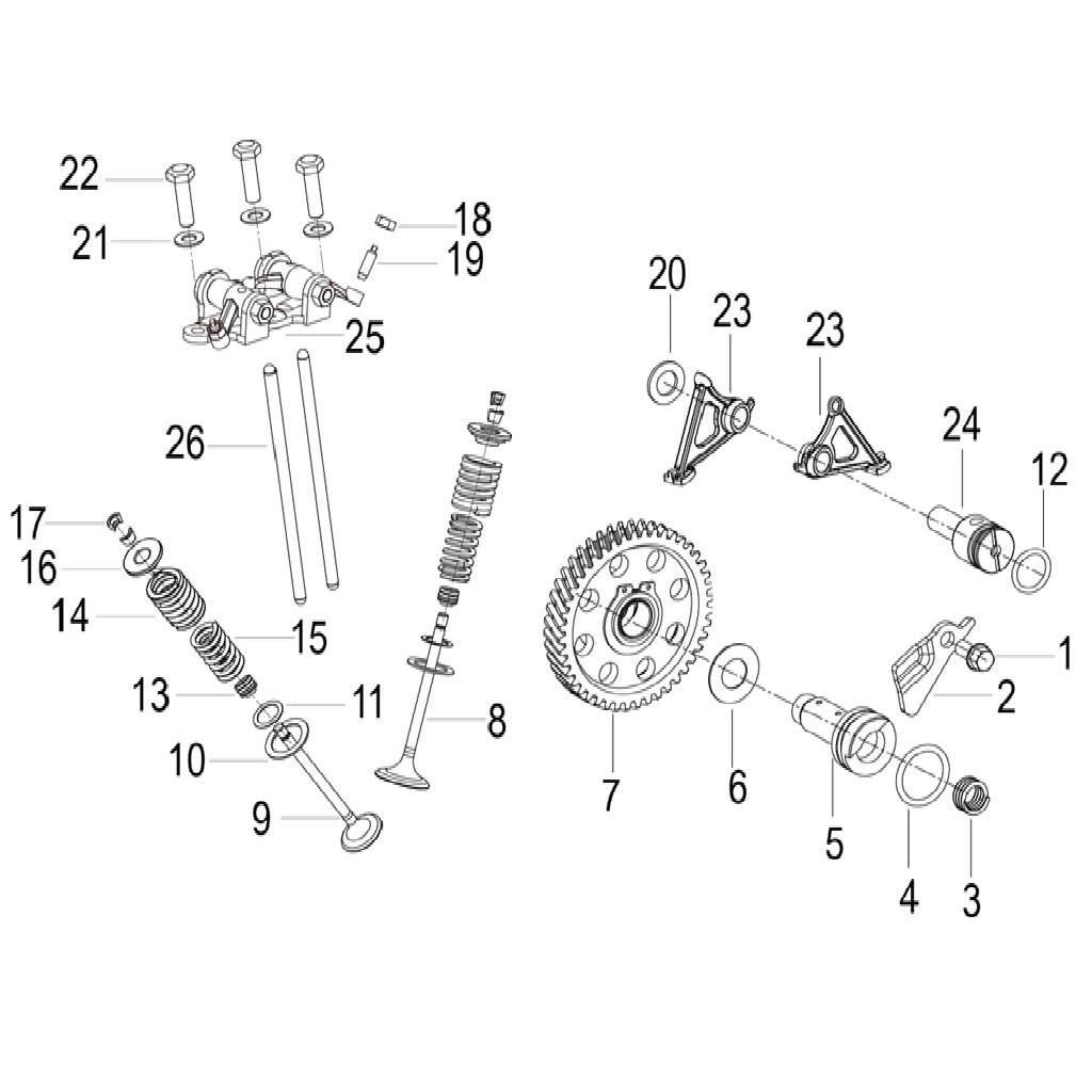KUBA SUPERLIGHT 125 SUPAP YAYI TAKIM #KM 74310